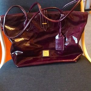 Dooney & Bourke Purple Patent Leather Bag
